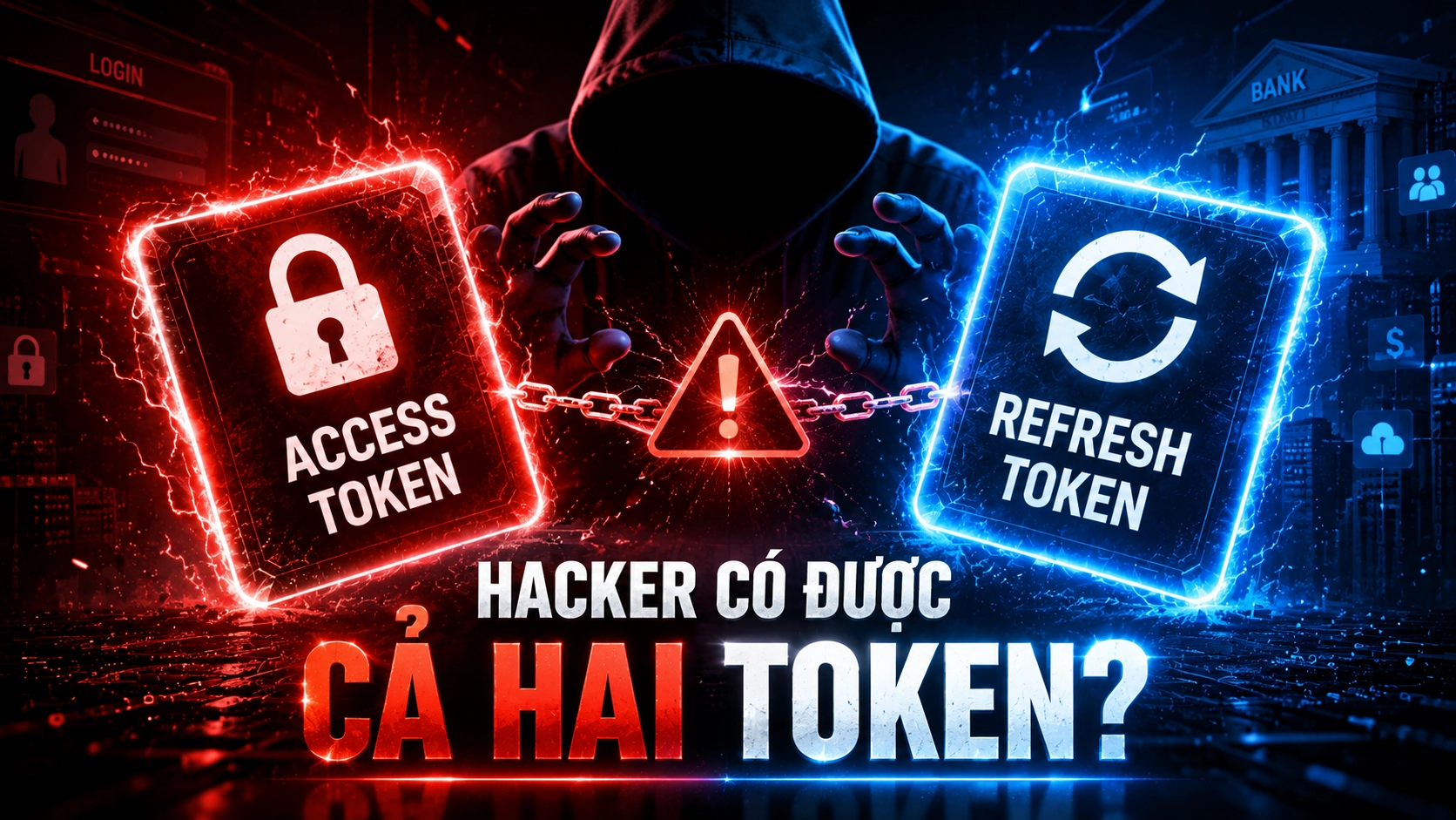 Nếu Hacker lấy được cả Access Token và Refresh Token rồi tự đi làm mới token thì sao?